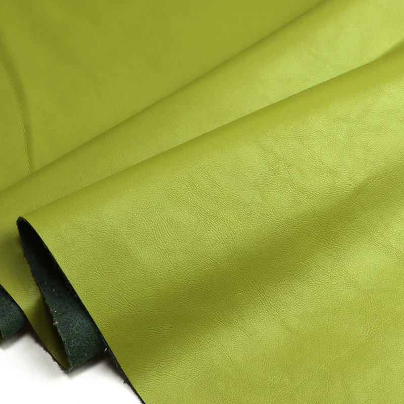 Ткань для одежды из искусственной кожи с замшевой подложкой того же цвета